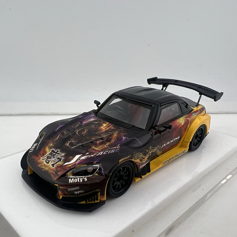 Фото Onemodel 1:64 S2000 J’S Racing Supercar, легкосплавный автомобиль, литье под давлением и игрушечный транспорт, модель автомобиля, миниатюрная масштабная модель автомобиля для детей №1