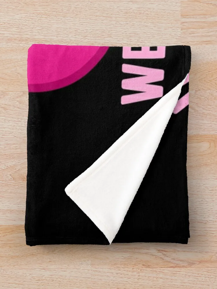 В октябре мы носит розовое одеяло с информацией о раке молочной железы покрывала