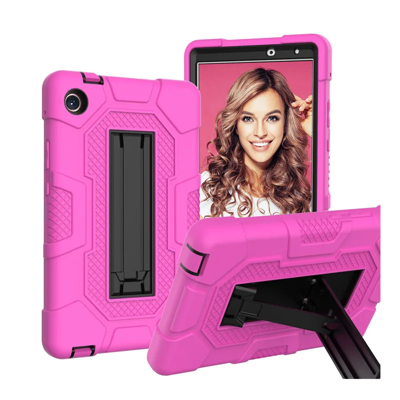 

Противоударный силиконовый чехол повышенной прочности для Huawei MatePad T8 Kobe2-L09 L03 2020 дюйма, чехол для планшета + флип-пленка для детей