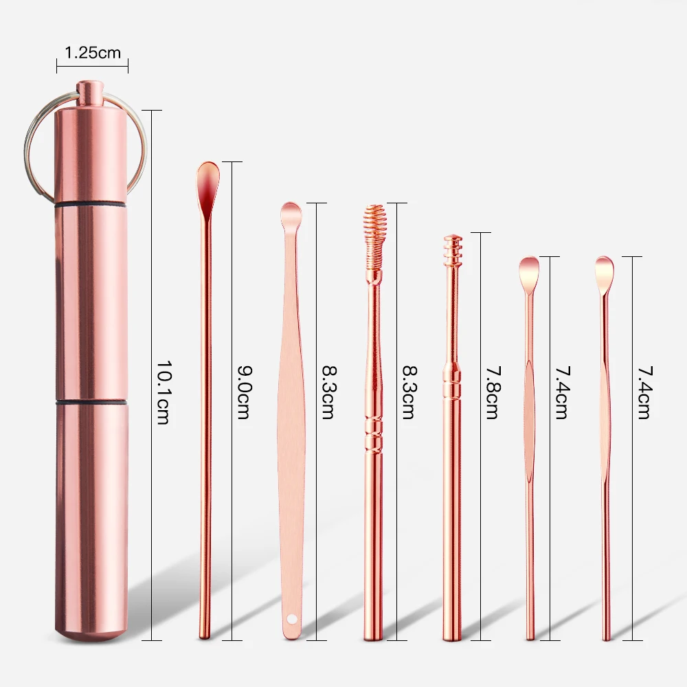 

2/6/8 шт., инструменты для удаления ушной серы