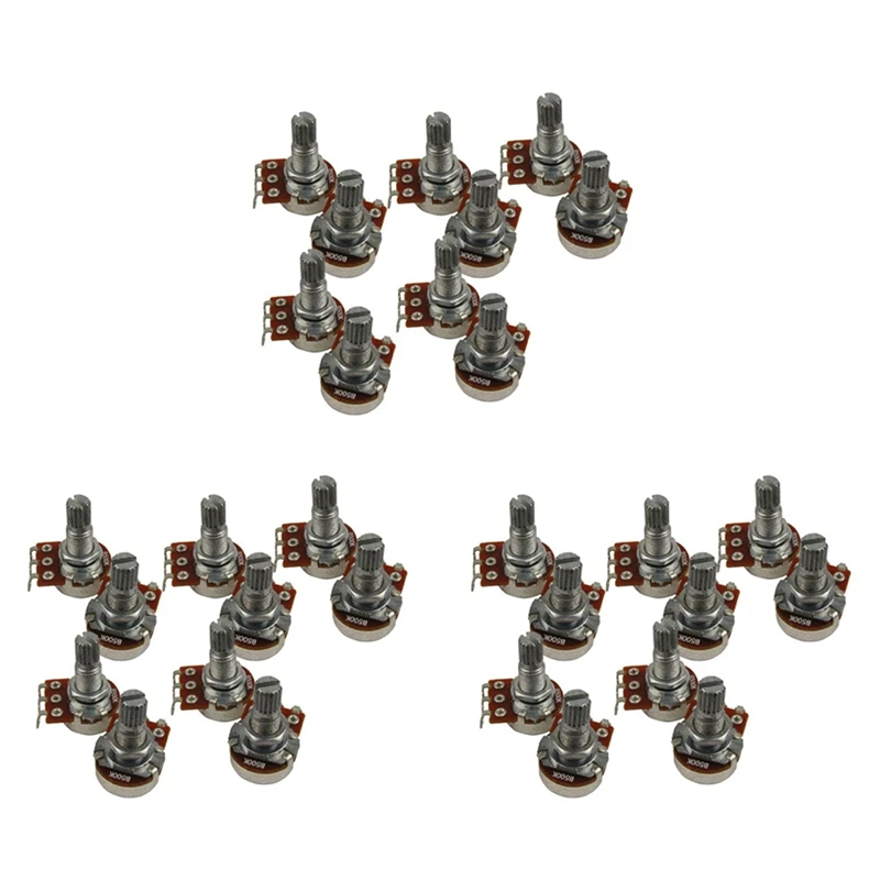 

Guitar Small Size Pots B500K Potentiometers For Guitar Bass Parts (Pack Of 30)