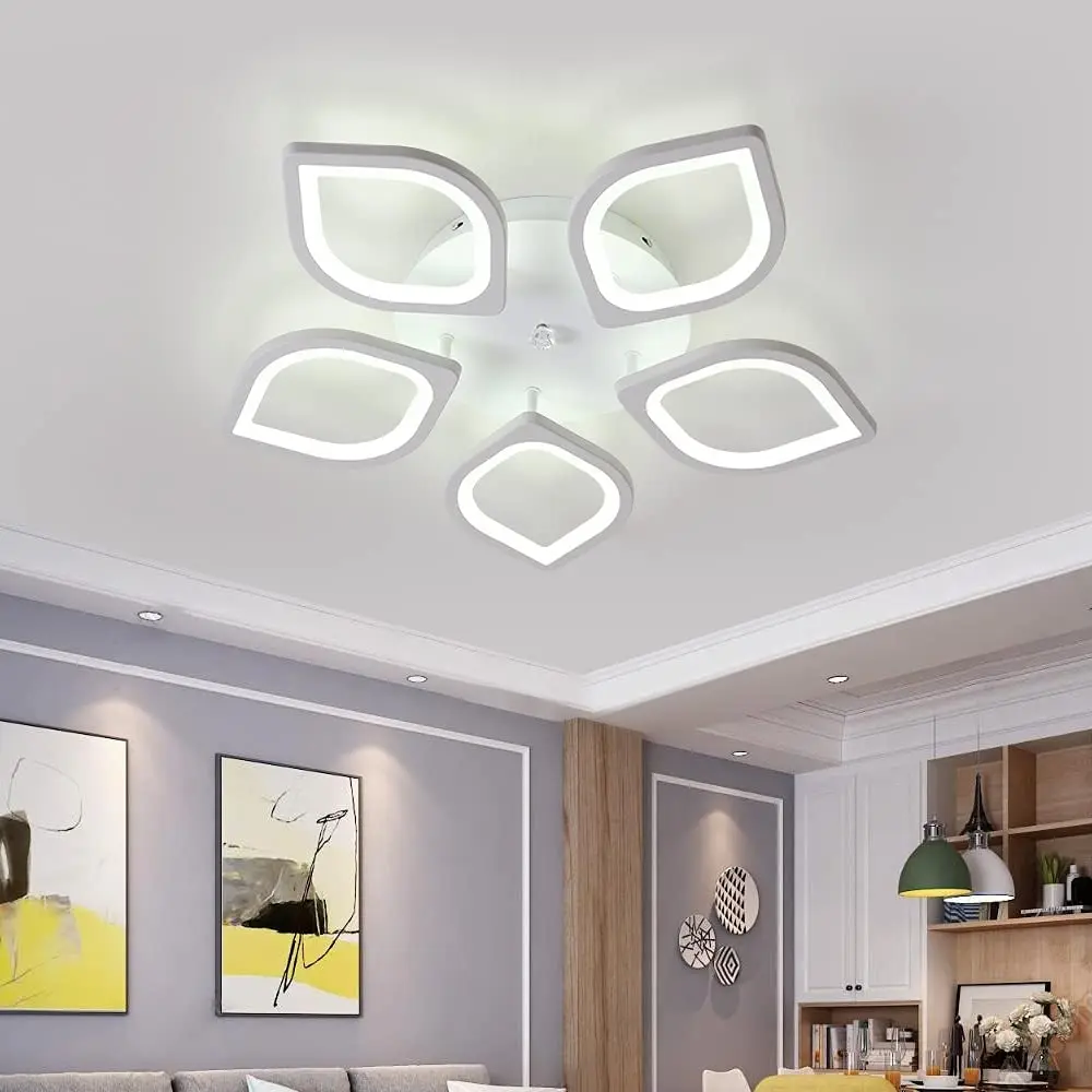 

Modern LED Ceiling Lights For Living Room Bedroom Kitchen Diameter 60cm Cold White 60W Lamp Home Decor