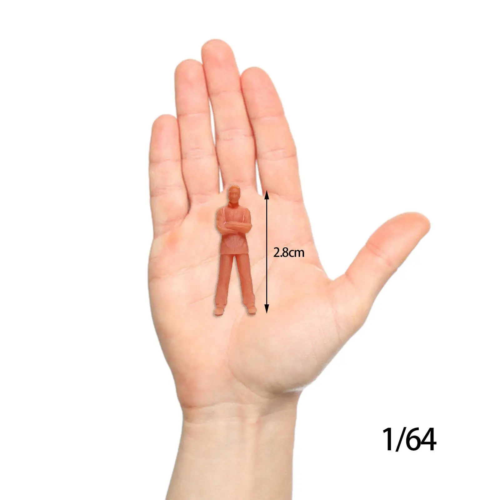 5-компонентная фигурка людей в масштабе 1/64 для диорамы проекта архитектурного