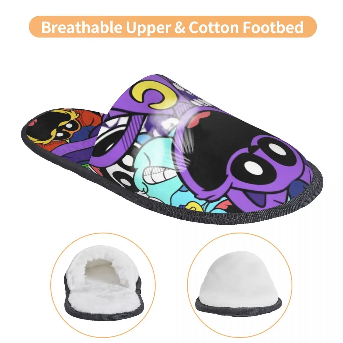 Тапочки для гостей из мультфильма со смайликами спа женские домашние тапочки