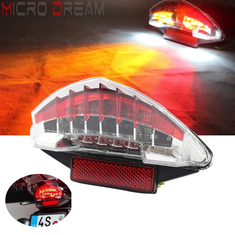 Задний светодиодный сигнал поворота для мотоциклов 12 В стоп светильник