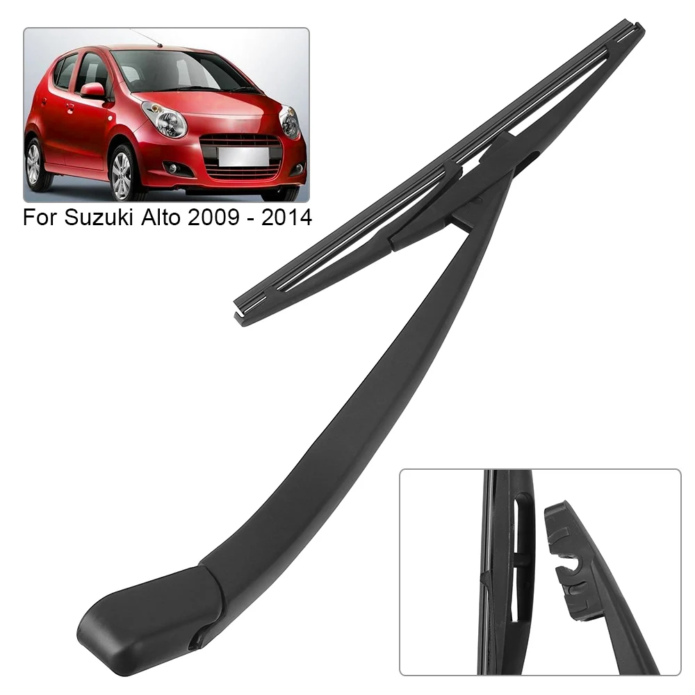 Автомобильные щетки стеклоочистителя для Suzuki Alto 2009-2014, комплект стеклоочистителей и ручек для заднего лобового стекла, автомобильные аксессуары