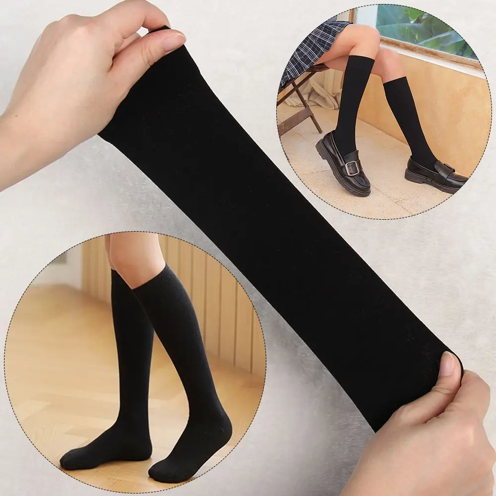High Quality Opaque Elastic Girls Stockings Thigh High Women's Socks Over Knee Socks