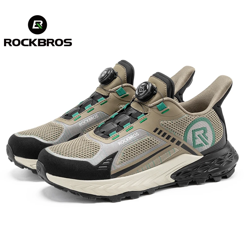 

ROCKBROS Cycling Sneaker Sports Shoes Men Women Flat Boots Soft Breathable Shoes Sports Footwear For Hiking Climbing Camping