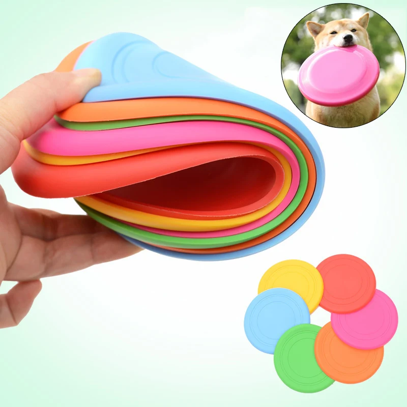 

Speelgoed Honden Discs Dog Toy Pet Toys Funny Disk Medium Small Accessories Puppy Flying Interactive Plastic Mascotas Dogs For