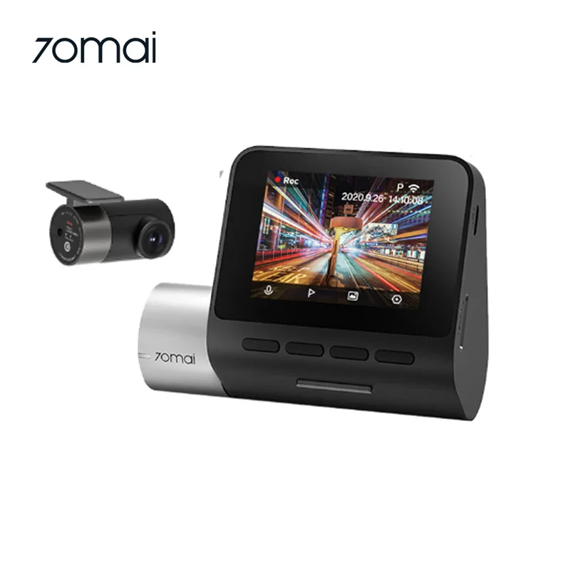 

70mai car camera 2 Inch IPS Screen dash camera Pro Plus A500S gps Dual-Channel Front Rear Recording Car DVR