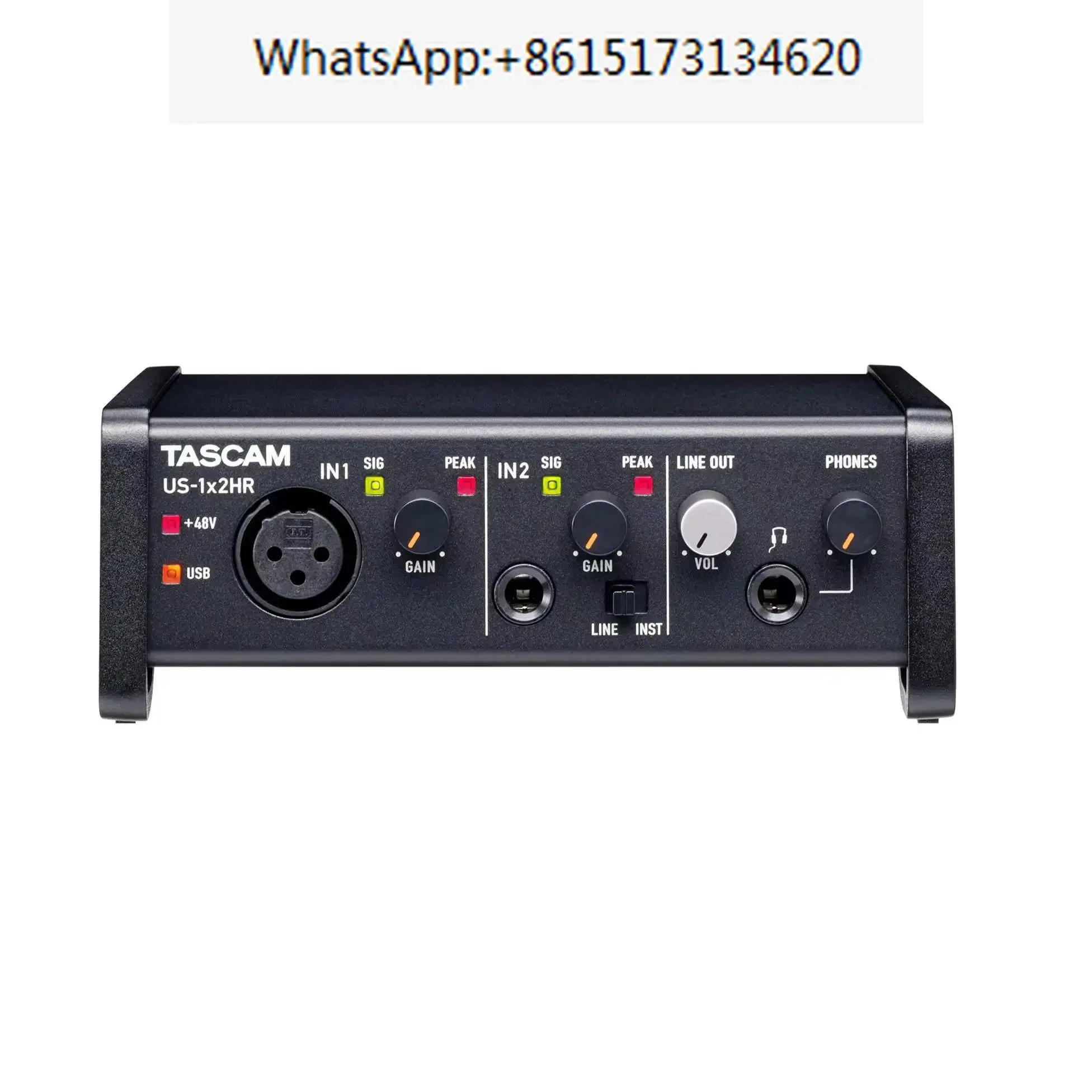Tascam us-1x2 HR us-1x2HR Универсальный аудиоинтерфейс USB высокого разрешения с 2 входами (1