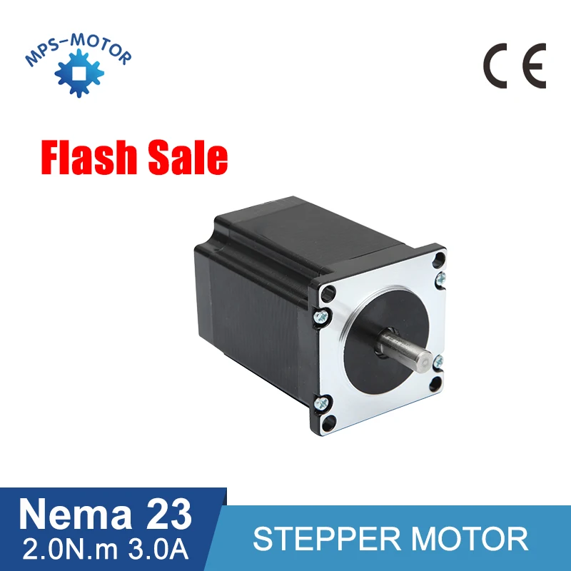 Шаговый электродвигатель Nema 23 2 0 Н/м 3 А