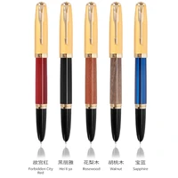 luxury quality jinhao 85 fountain pen metal black red financial office student school stationery supplies ink pens