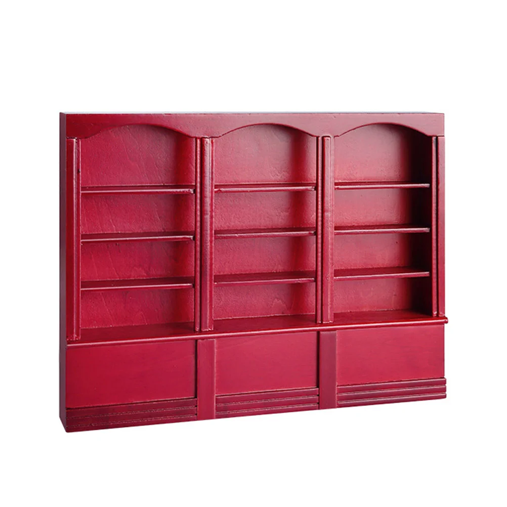 

Toy Mini House Simulation Accessory Cabinet Model Home DIY Accessories Modeling Wooden Decor