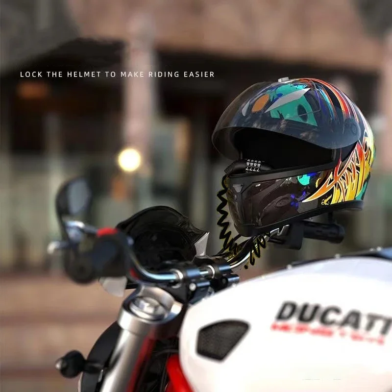 Универсальный Мотоциклетный Электрический Автомобильный Замок Для Шлема С