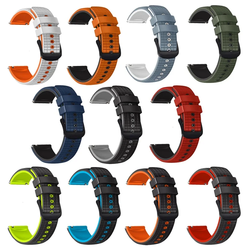 

22mm Silicone Watchband For Garmin Venu 2 Vivoactive 4 Forerunner255 745 Watch Strap Garmin Active Smartwatch Wristband correa