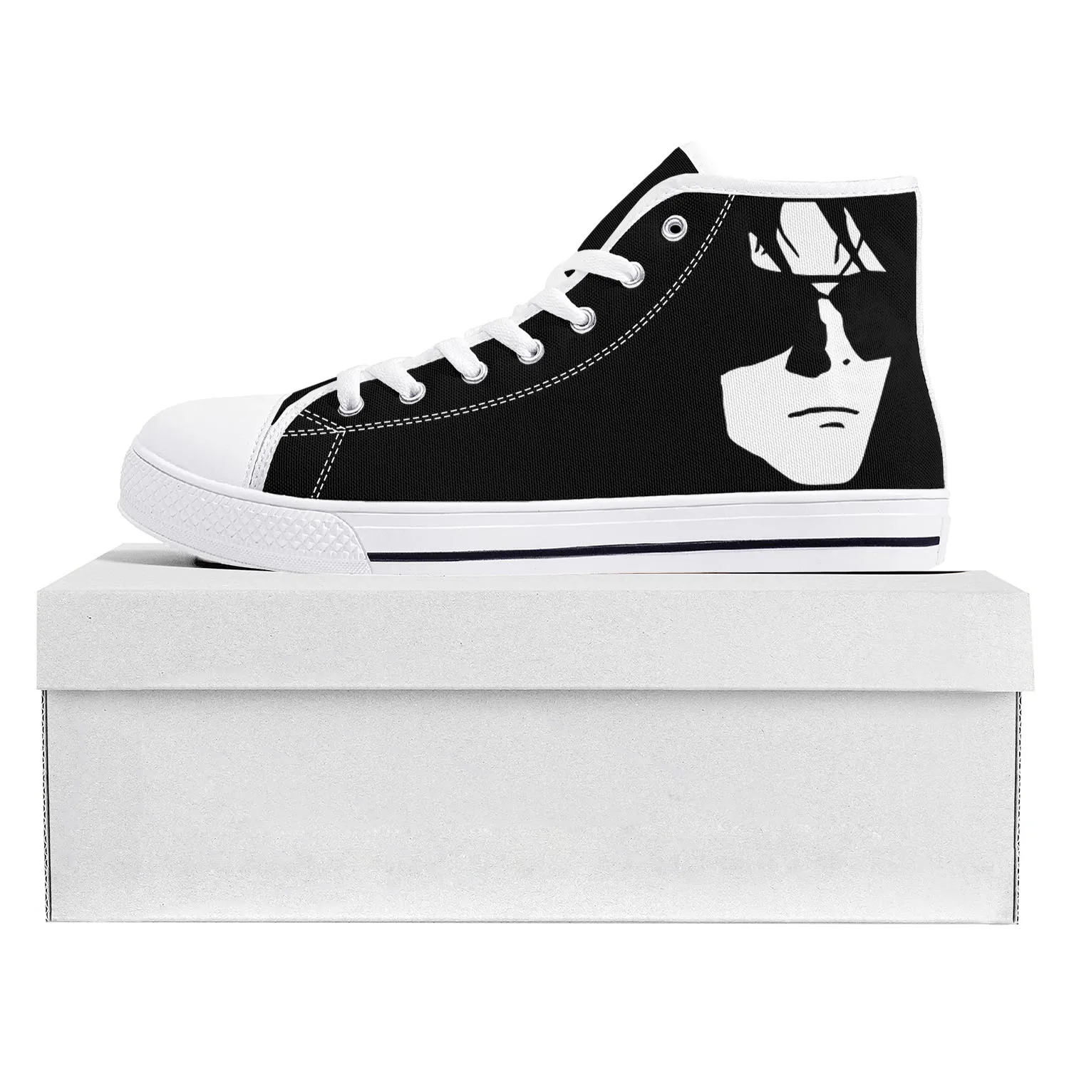 Andrew Eldritch Mercy Music Rock Band High Top High Quality Sneakers Mens Womens Teenager Canvas Sneaker Couple Shoe Custom Shoe