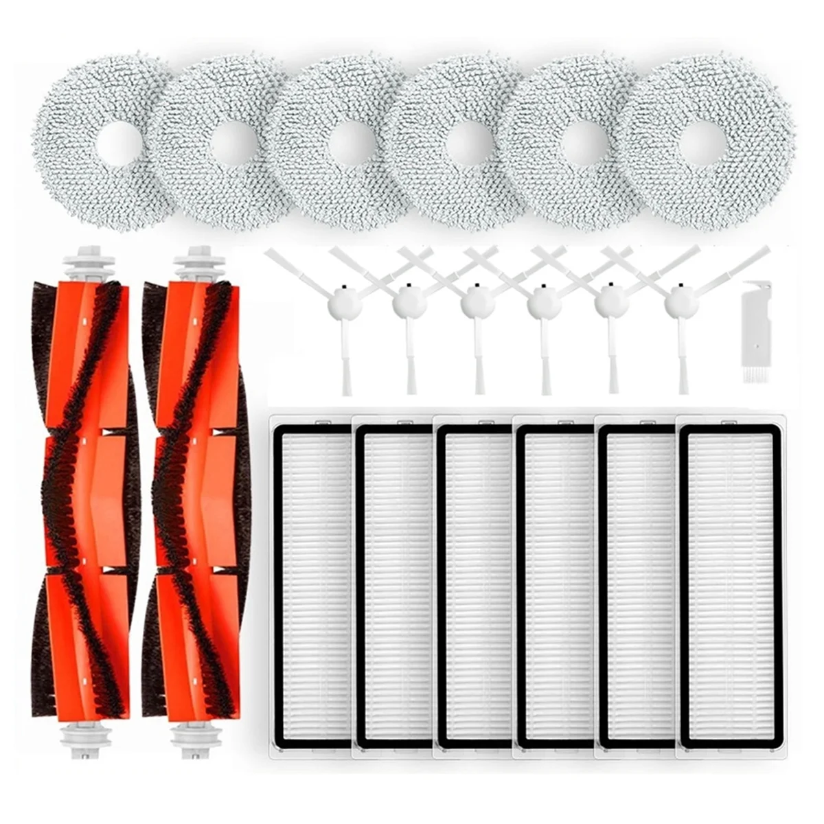 

Аксессуары для робота-пылесоса S10 + / S10 Plus, основная боковая щетка, Hepa фильтр, Швабра, тканевые прокладки, запасные части