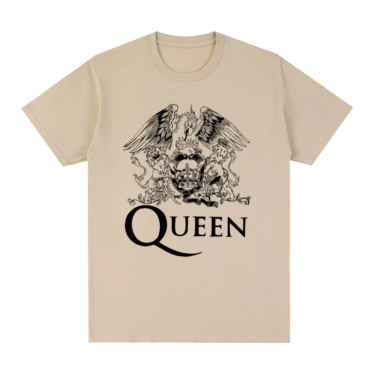 

Винтажная Футболка QUEEN, Freddie Mercury Rock, готическая ретро уличная одежда для мальчиков и девочек, Хлопковая мужская футболка, новая футболка, женские топы