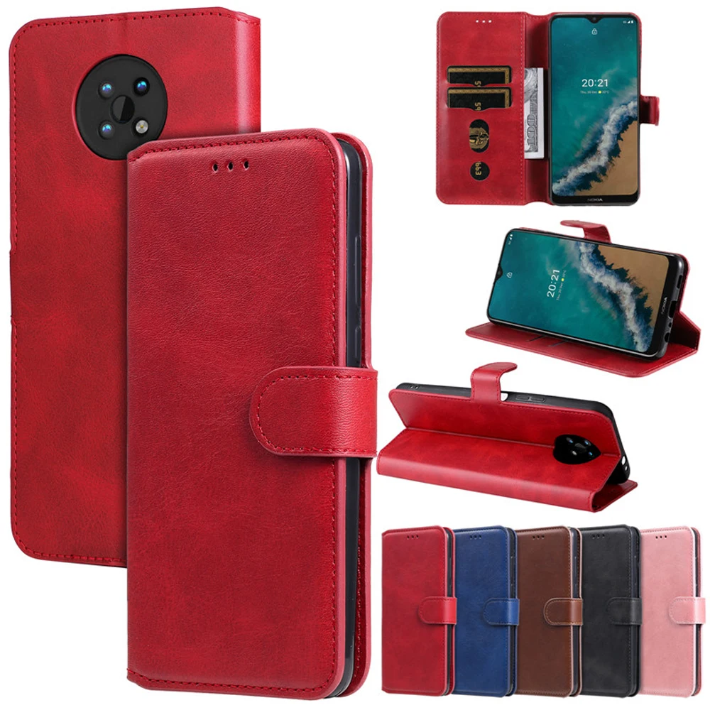 

For Nokia G21 G 11 2022 Shockproof Case for Nokia G50 5G Flip Case Luxury Leather Wallet Cover for Nokia G300 C20 C 10 XR20 Etui