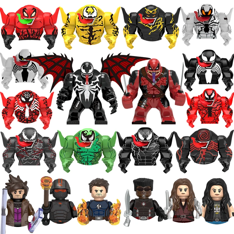 AF327-AF322 Blocks Venom Bricks New Gambit для игрушек подарков новые мини-фигурки детские