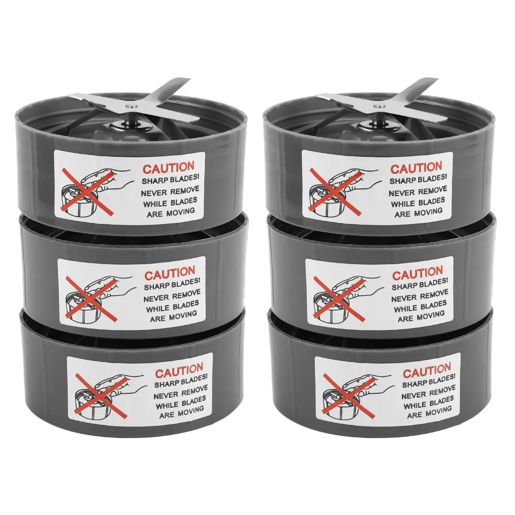 

6 Pieces Replacement Extractor Blade for Nutribullet 600W/ 900W Models Replacement Parts Blade