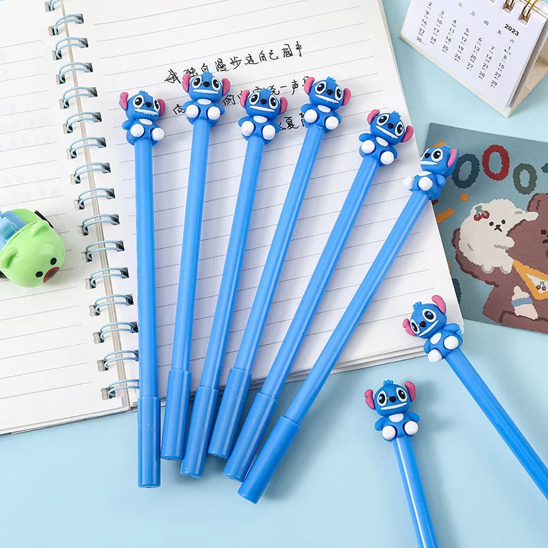 

10pcs Disney Kawaii Lilo and Stitch Gel Pen Cute Student School Supply Stationery Store Pens Office Supply 0.5mm Pens Stationery