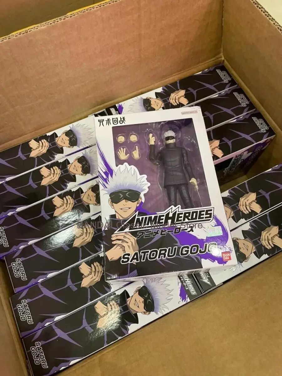 Фото Набор фигурок Bandai Jujutsu Kaisen 16 см - Годжо Сатору, Итадори Юдзи и Фушигуро Мегуми - Коллекционные аниме-игрушки, подарки №4