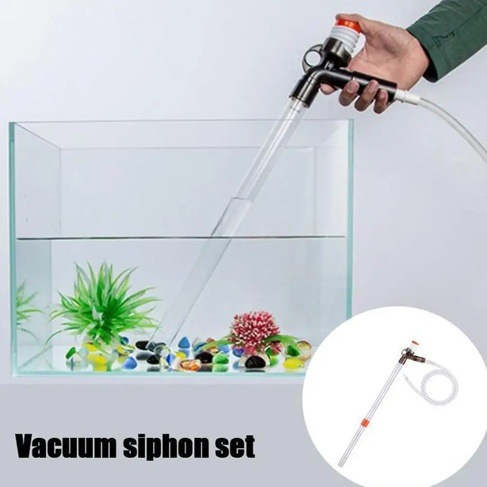 

Fishbowl Water Absorber Manual and Easy to Clean Water Change Tube Sand Washer Siphon Tube