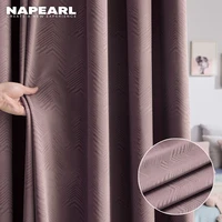 modern pink blackout curtains for living room bedroom thermal insulated thick window curtain treatment solid color drapes pink