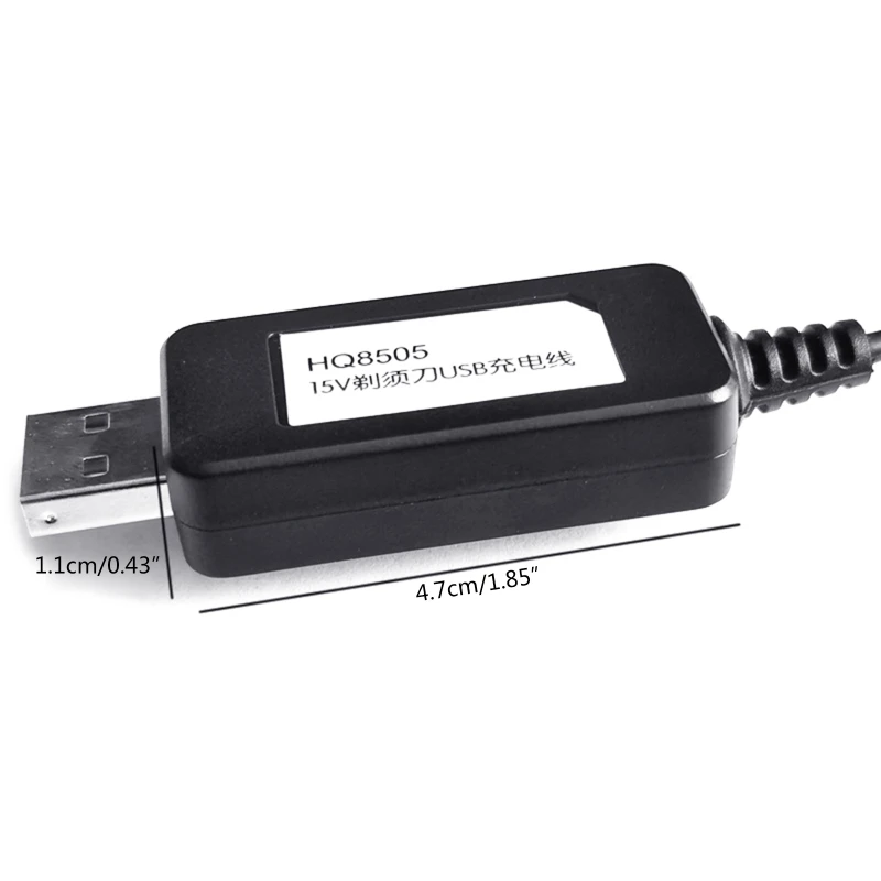 USB-штекер 15 В HQ850 адаптер зарядного устройства для бритв HQ8140 HQ8160 HQ8170 HQ8240