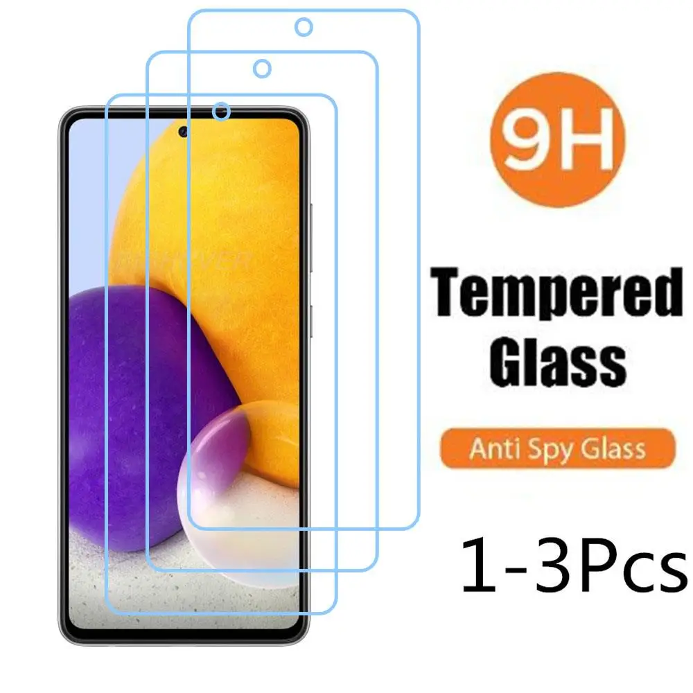 Оригинальное защитное закаленное стекло 1-3 шт. для Samsung Galaxy A72, 4G, 5G 6,7 дюйма, Φ A725M, защитная пленка для экрана телефона, защитная пленка