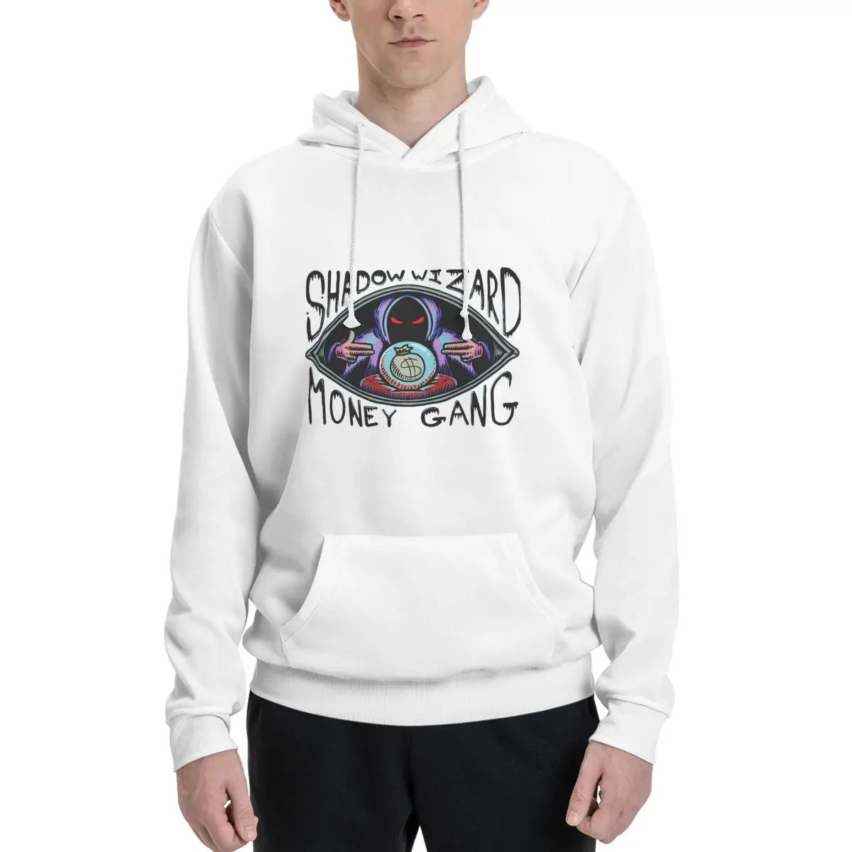 

Shadow Wizard Money Gang Polyester Hoodie Men's Women's Sweater Size XXS-3XL