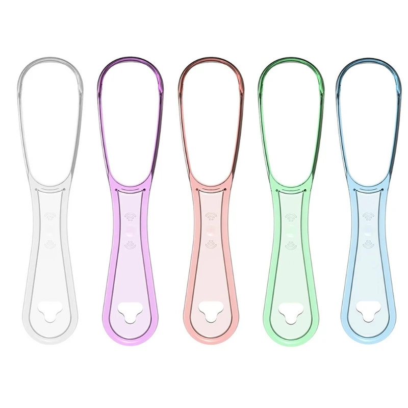 

Adult Tongue Scraper Food Grade Plastic Double Sided Care Hygiene Cleaner Brush for FRESH Breath Reusable Mouth Cleaning