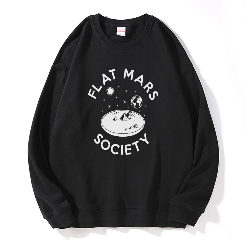 

Прямая поставка, хлопковые забавные плоские крутые толстовки с принтом Марса в стиле унисекс, забавные мужские толстовки с капюшоном, мужск...