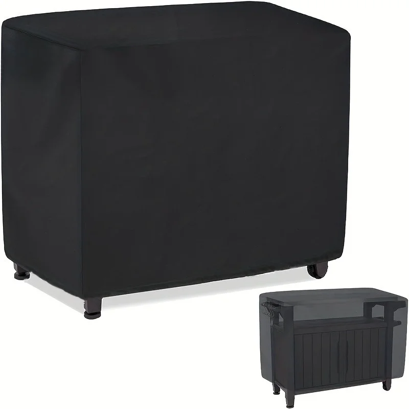 

Многофункциональный Чехол Для Уличной Мебели (столы, Кресла) Черного И Серебристого Цвета: Защита От Солнца