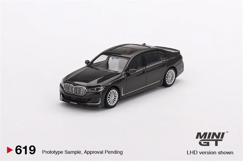 Мини GT 1:64 Alpina B7 xDrive Dravit серый металлик литая модель автомобиля
