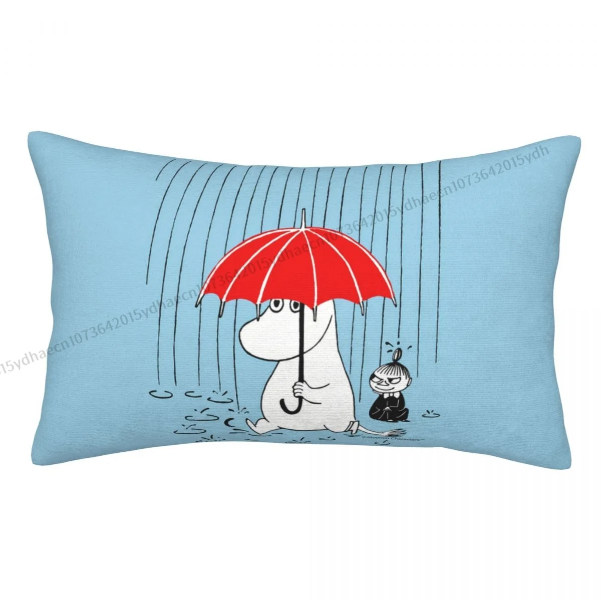 

Декоративная моющаяся наволочка с рисунком воды и дождя