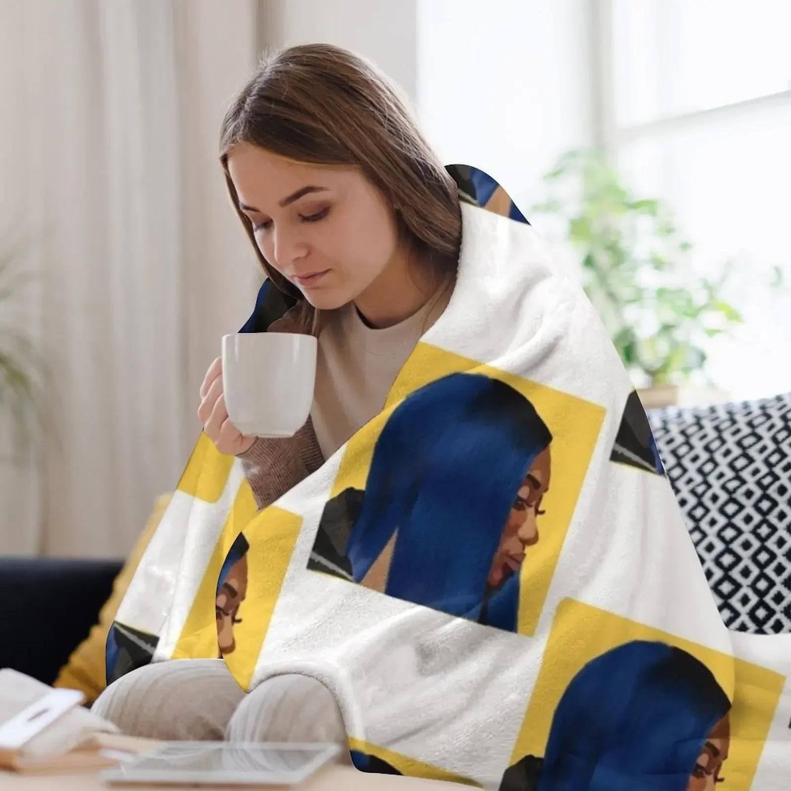 Новое одеяло Aya Nakamura Danioko French Pop Singer детское для дивана летнее постельное белье