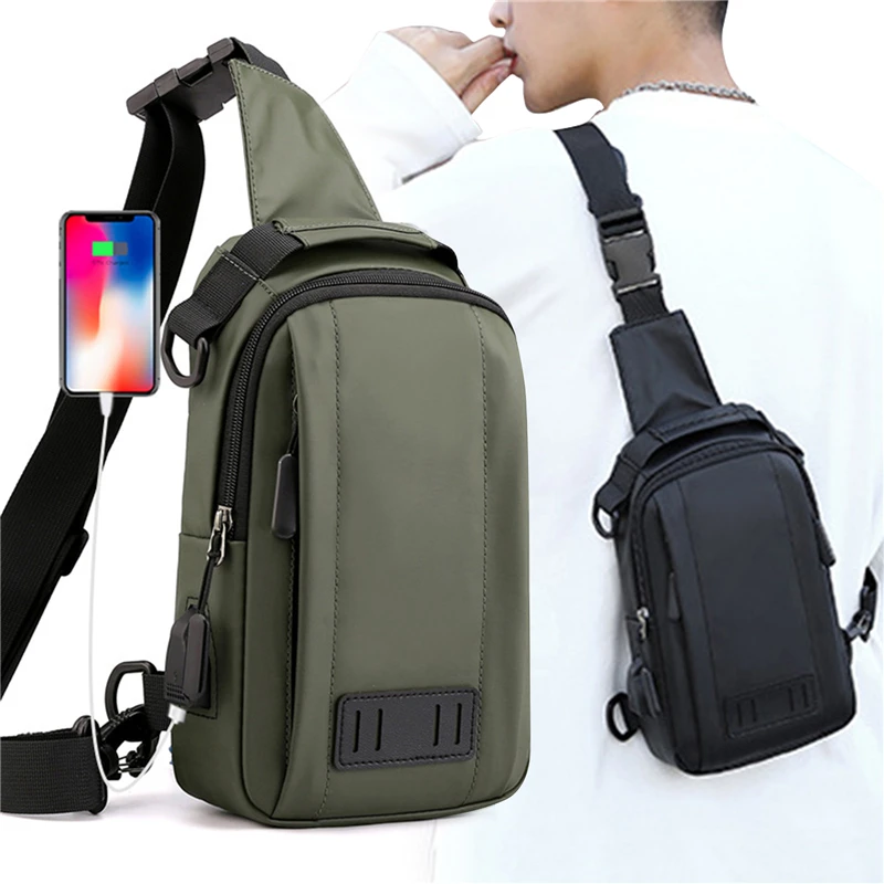 

Bag New Male Chest Male Bag Cross Body Casual Shoulder Men's Quality Men Bag Travel Backpack For Multifuction Waterproof High