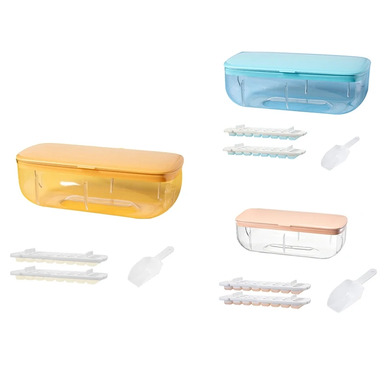 48 Двойной Силиконовый Ящик для льда большой Емкости Ice Box хранения Замороженный