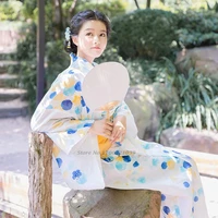 2022 japanese traditional kimono dress oriental elegant yukata woman kimono robe vintage cosplay costumes daily geisha robe