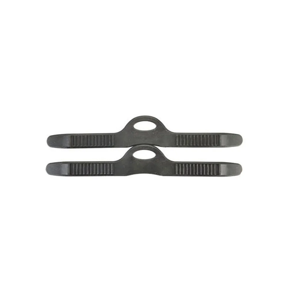 

1 Pair Snorkeling Sports Lightweight Diving Flippers Strap Swimming Fin Adjustable Training Black Universal Durable Replacement