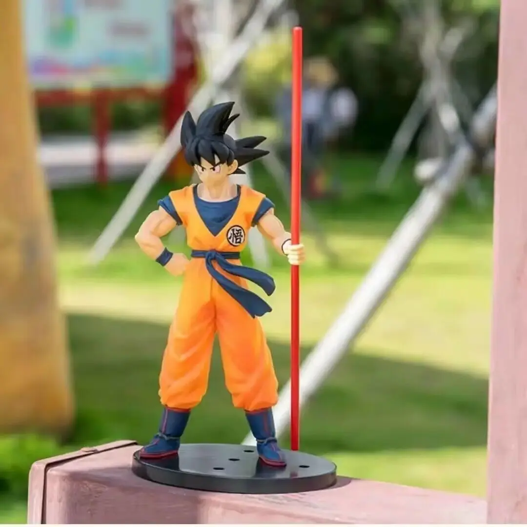 

Japan Anime 22CM Dragon Ball Stick Goku Action Figures Toys Collectible Figurines PVC Model Toy for Anime Children Ornament Doll