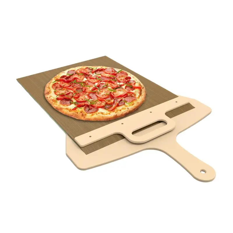 

Pizza Spatula Paddle With Handle Portable Pizza Sliding Cloth Peel Durable Best Pizza Tool For Cakes Breads Cupcakes Muffins