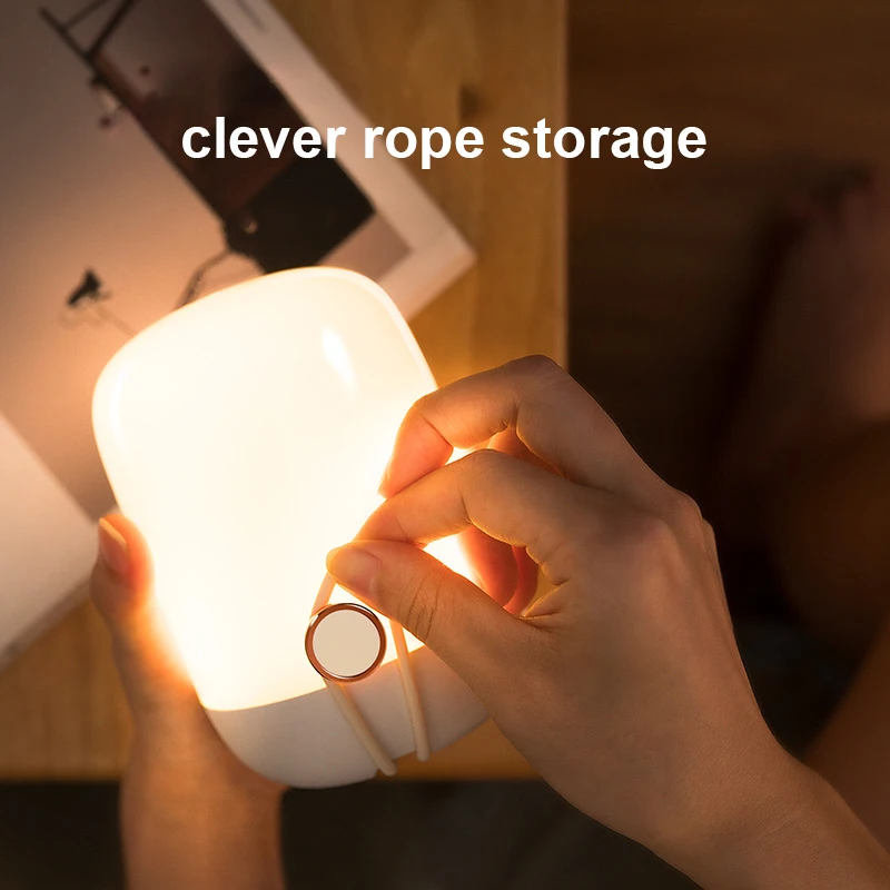 

Креативный портативный ночник, праздничные подарки, прикроватная лампа с USB-зарядкой для спальни, подвесной энергосберегающий ночник для к...