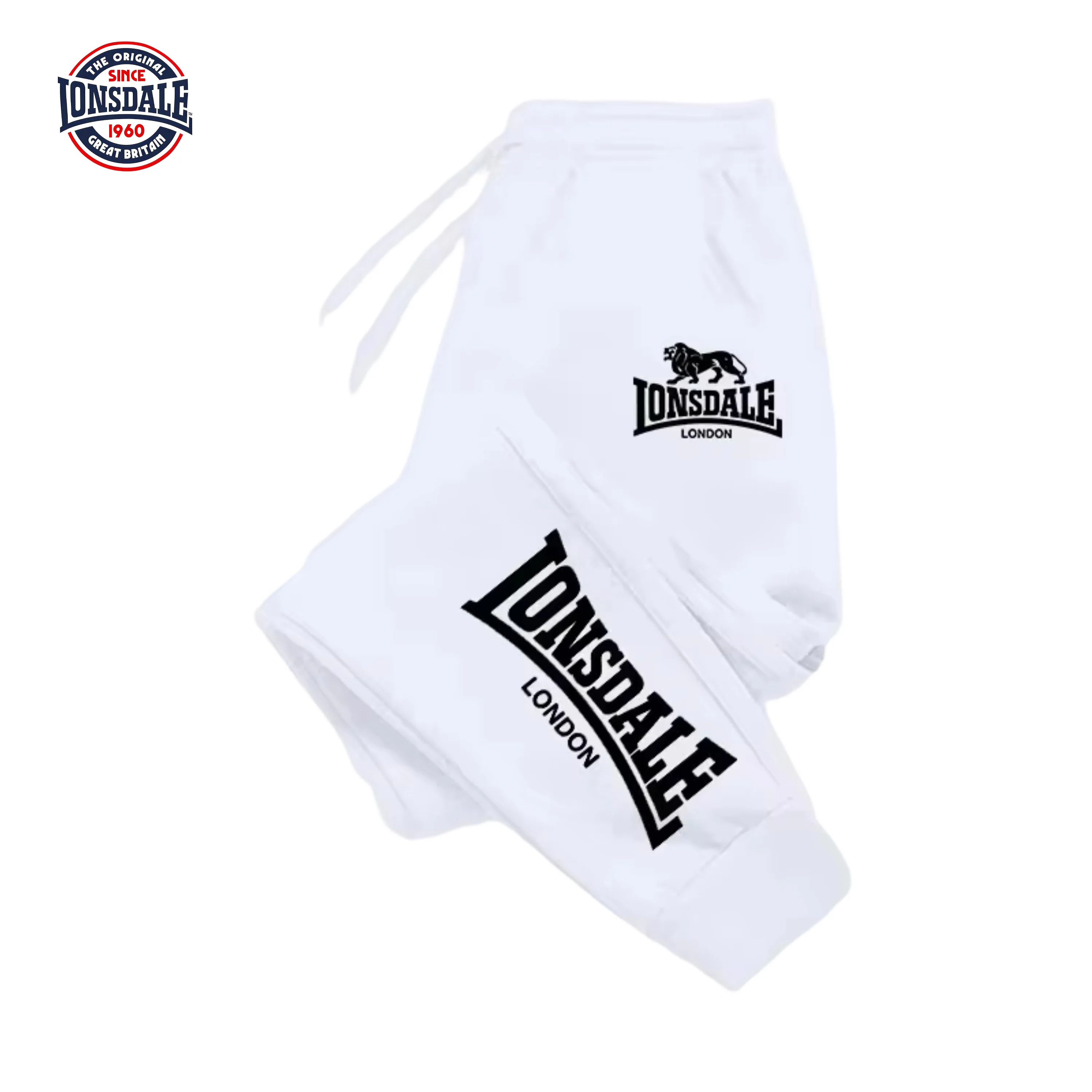 Мужские брюки для бега с принтом Everlast, дышащие спортивные джоггеры, спортивные штаны, повседневные брюки для фитнеса и тренажерного зала для мужчин и женщин (art.: 3920db745aeda) - 3920db745aeda