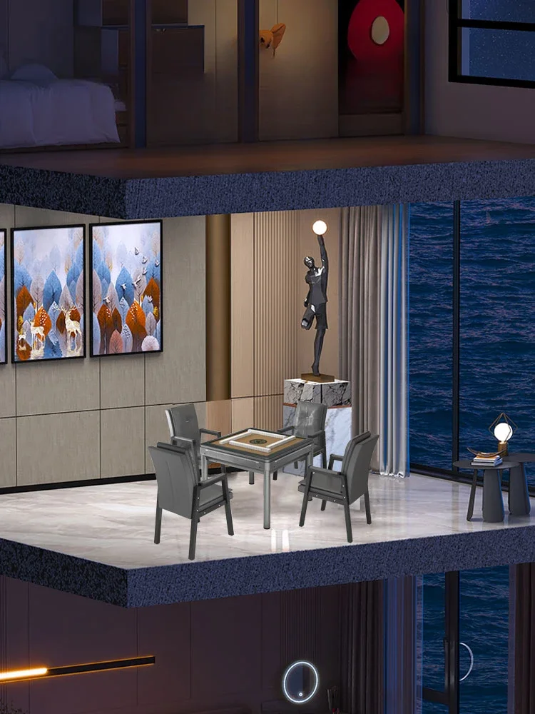 Простой обеденный стол с низким объемом выдвижной ящик для хранения вещей