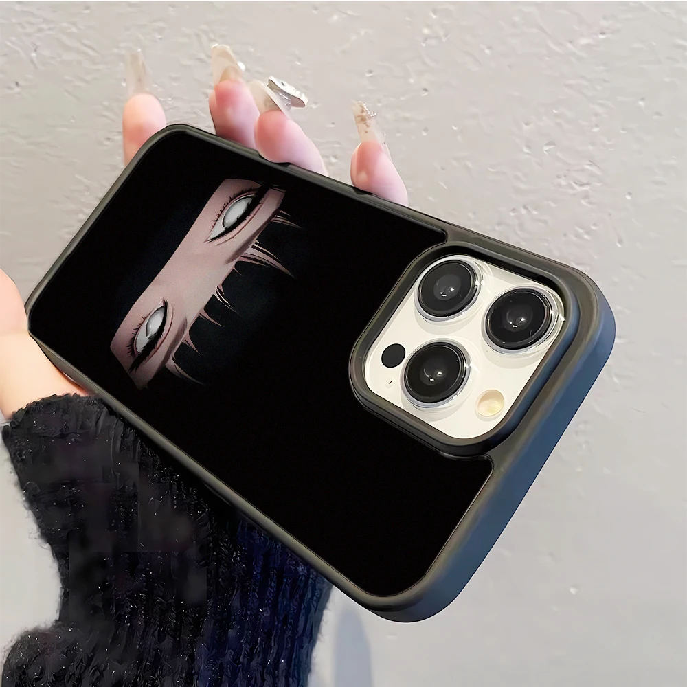 Чехол для телефона Dark Girl Eyes для iPhone 17 16 15 14 13 12 11 Pro Max Plus Air, совместимый с MagSafe, противоударный, из твердого поликарбоната (art.: 3920dc4e0ac49) - 3920dc4e0ac49