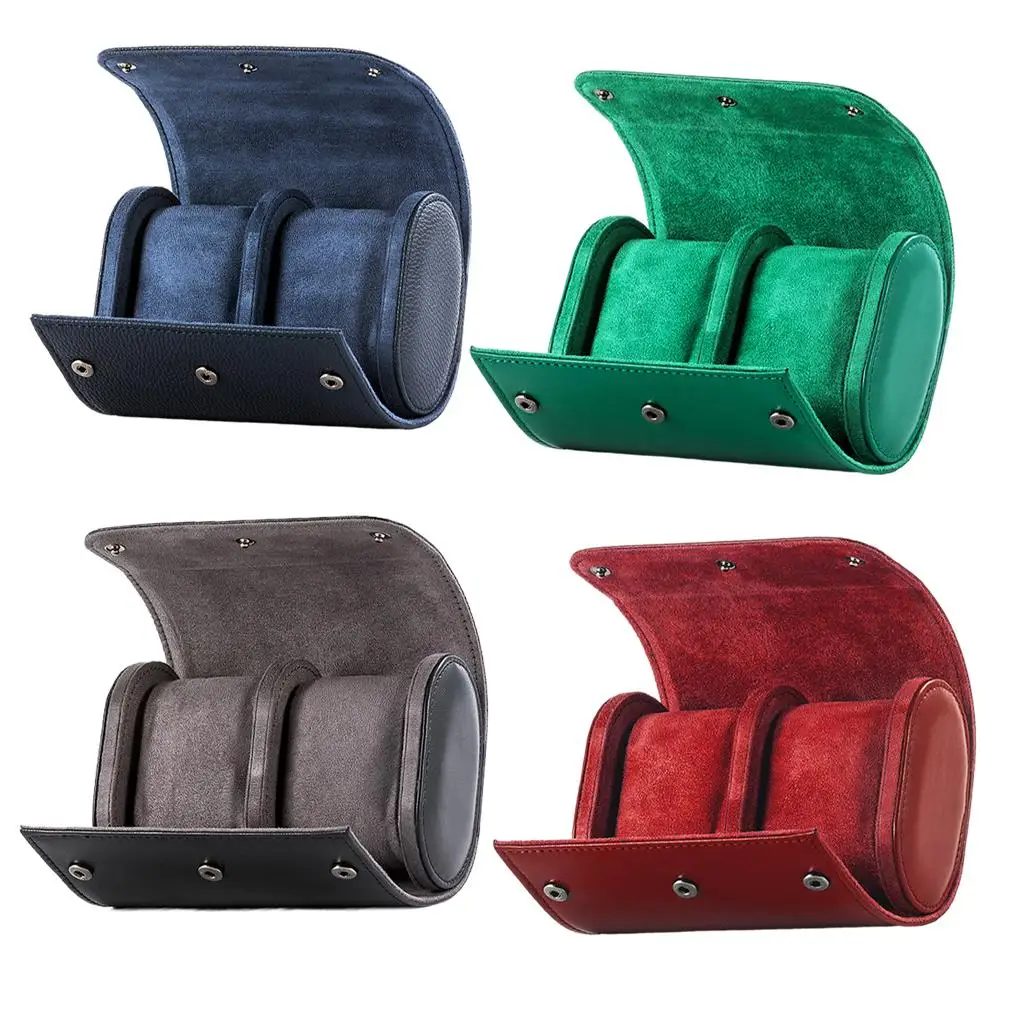 

Watch Roll Travel Case PU Retro Organizer Storage s for Father's Day